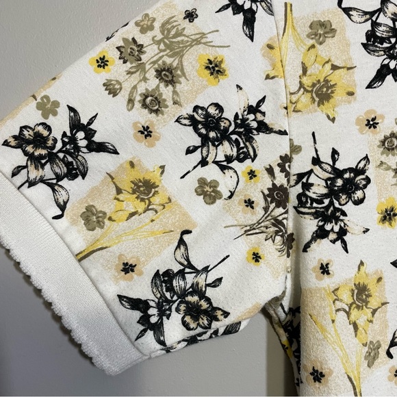 Vintage Liz Thomas Collared Floral Top‎ - Picture 6 of 7